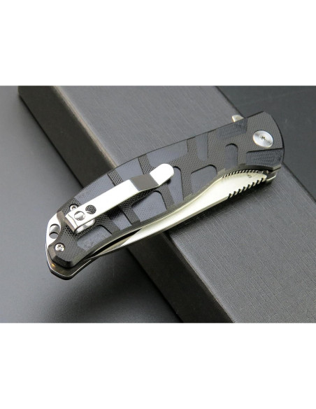 Cuchillo Plegable Eafengrow EF237 Hoja Acero D2 Mango G10