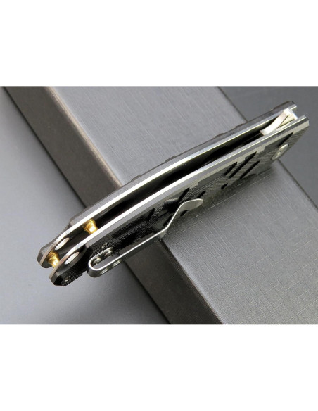 Cuchillo Plegable Eafengrow EF237 Hoja Acero D2 Mango G10