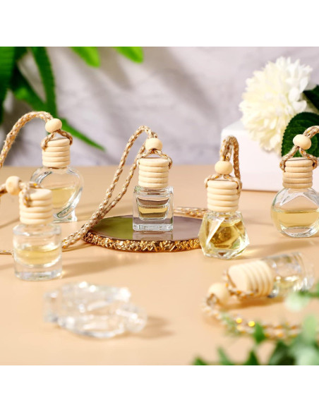 20 Botellas Difusoras de Aceite Esencial Inbagi Vidrio Transparente