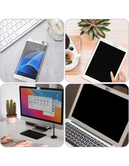 Cubierta de Privacidad Webcam JIYIN 8 Piezas Mármol Ultra Fina