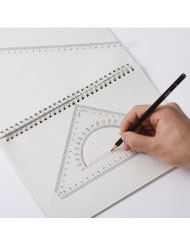 Set de Reglas Triangulares Mr. Pen 22 y 15 cm Plástico