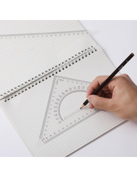 Set de Reglas Triangulares Mr. Pen 22 y 15 cm Plástico