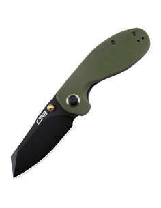 Cuchillo Plegable CJRB Maileah 3" Acero AR-RPM9 Verde Militar