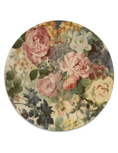 Alfombrilla de Ratón Eiszuso Floral Acuarela 22.1 cm Antideslizante