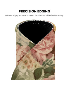 Alfombrilla de Ratón Eiszuso Floral Acuarela 22.1 cm Antideslizante 2