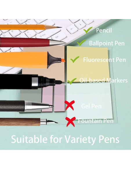 Pestañas Adhesivas Transparentes Ubuymart 1320 Hojas Multicolor