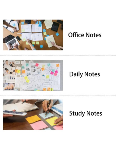 Pestañas Adhesivas Transparentes Ubuymart 1320 Hojas Multicolor