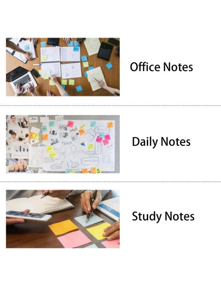 Pestañas Adhesivas Transparentes Ubuymart 1320 Hojas Multicolor