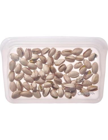 Bolsa Reutilizable de Silicona Cuisipro 400 ml Transparente