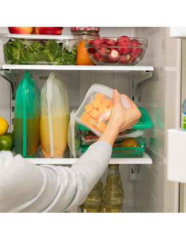 Bolsa Reutilizable de Silicona Cuisipro 400 ml Transparente