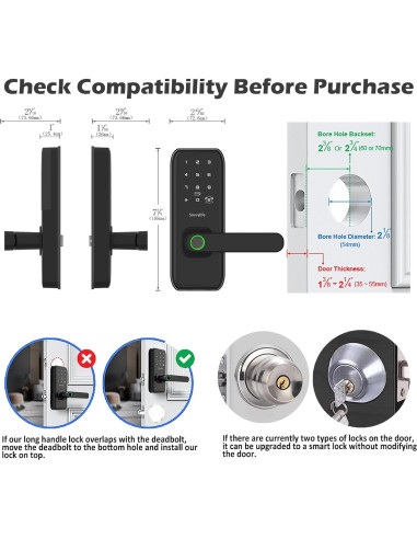 Cerradura Inteligente Savvylife M1 Biometrica con Teclado