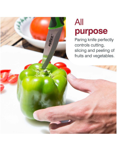 Set de 2 Cuchillos Utilitarios Zyliss 8.89 cm Acero Inoxidable