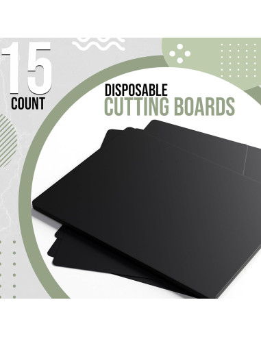 Tablas de Cortar Desechables Crown Display 15 Unidades 34x25 cm