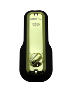 Cerradura Digital Mecánica LockeyUSA M210 Latón Brillante 2