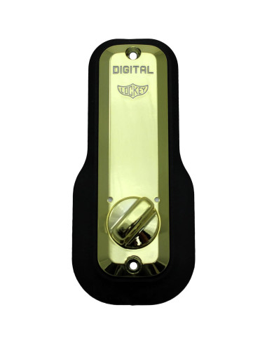 Cerradura Digital Mecánica LockeyUSA M210 Latón Brillante