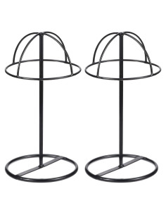 Soporte de Exhibición de Sombreros uxcell Metal Negro 30 cm
