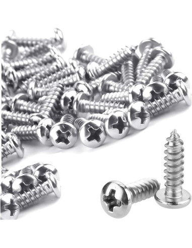 50 Clips de Cuerda LED TiTiToo + 100 Tornillos de Instalación