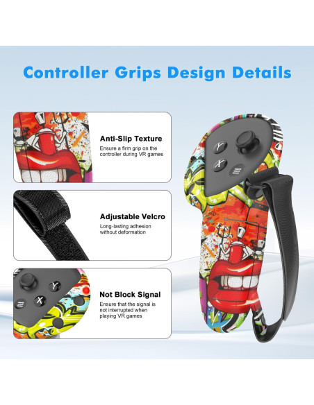 Conjunto de Silicona Rechale para Meta Quest 3S - Accesorios VR