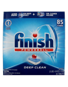 Tabletas de Detergente para Lavavajillas Finish Powerball Fresco 85ct