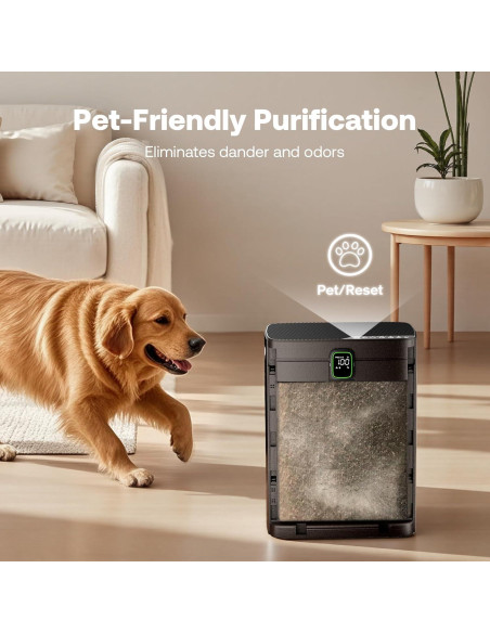 Purificador de Aire Trucozie T554 para Hogar 200 m Filtro HEPA