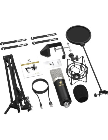 Micrófono de Condensador USB TONOR TC-2030 con Brazo Soporte