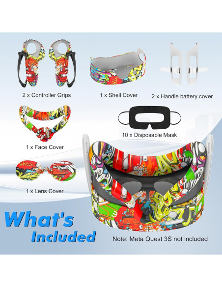 Conjunto de Silicona Rechale para Meta Quest 3S - Accesorios VR