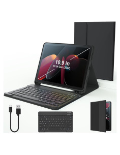 Funda con Teclado Bluetooth Kiloob para iPad 10.9" 2022