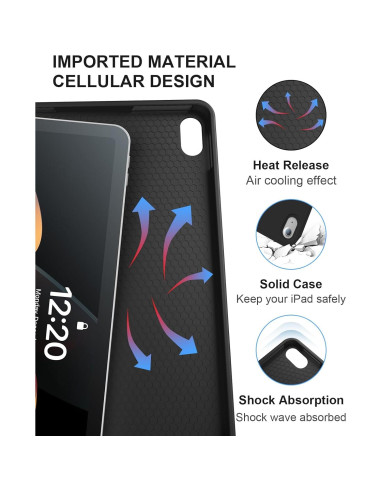 Funda con Teclado Bluetooth Kiloob para iPad 10.9" 2022