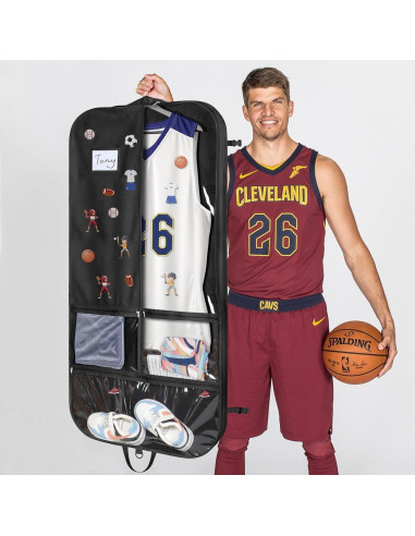 Bolsa de Traje de Danza Univivi 50 Pulgadas Negra con Bolsillos