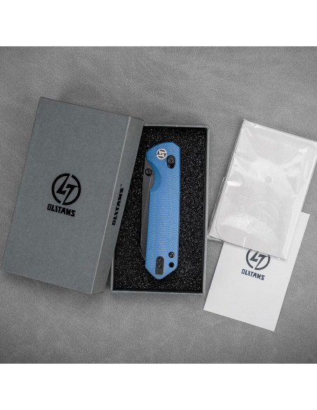 Cuchillo Plegable OLITANS G062 Acero 14C28N 8.5cm Camping