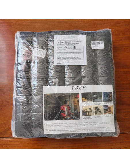 Paneles Acústicos JBER 24Pack Pirámide 5.08cm Negro