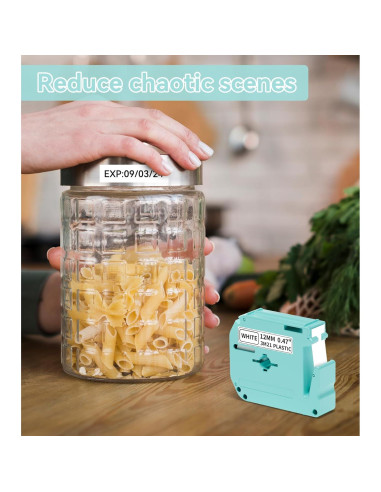 Cinta de Etiqueta Vixic M-K231 Compatible 12mm 2 Unidades