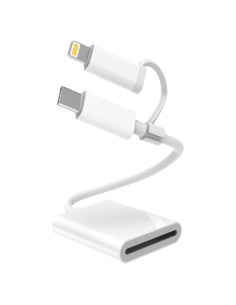 Lector de tarjeta SD USB-C y Lightning WORLDBOYU para iPhone