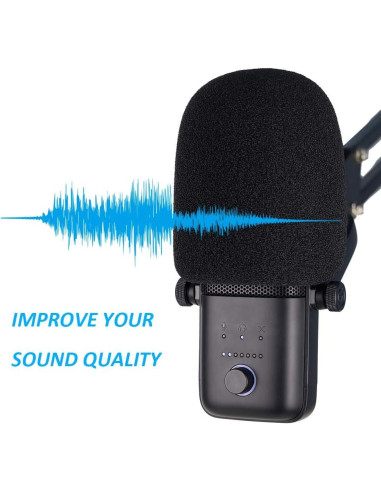 Filtro Pop para Micrófono Wave 3 YOUSHARES - Espuma Antiplosivos