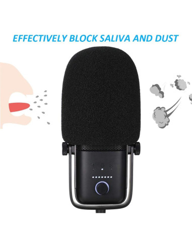 Filtro Pop para Micrófono Wave 3 YOUSHARES - Espuma Antiplosivos