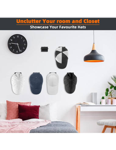 Ganchos Adhesivos para Sombreros KOVSPO 10 Pcs Minimalista