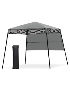 Carpa Plegable Tangkula 2.13x2.13 m Gris con Estacas