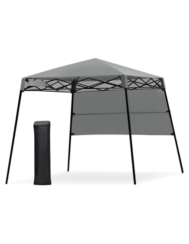 Carpa Plegable Tangkula 2.13x2.13 m Gris con Estacas