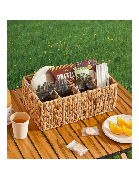 Caddy de Utensilios Berdeng Jazmín de Agua 20x35x14cm