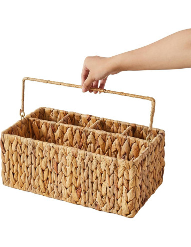 Caddy de Utensilios Berdeng Jazmín de Agua 20x35x14cm