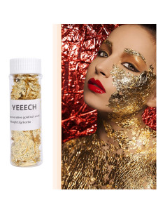 Copos de Hoja de Oro Imitación Yeeech para Manualidades 2