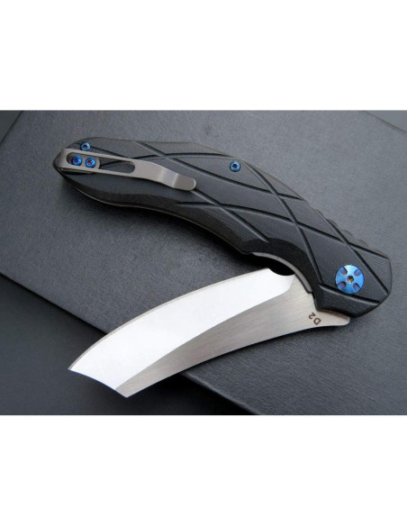 Cuchillo Plegable Eafengrow EF919 Acero D2 Mango G10 Negro