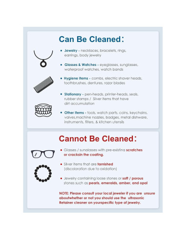 Limpiadora Ultrasónica RELEXNOW 230ml para Joyería y Dentaduras