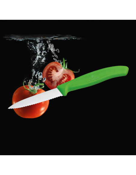 Cuchillo de Pelar Victorinox Swiss Classic Verde 8 cm Serrado