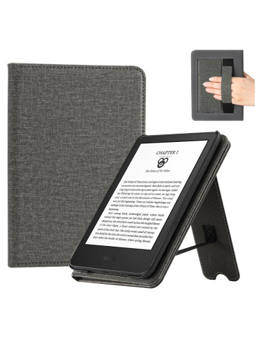 Funda CoBak para E-Reader 6" Gris con Auto Despertar