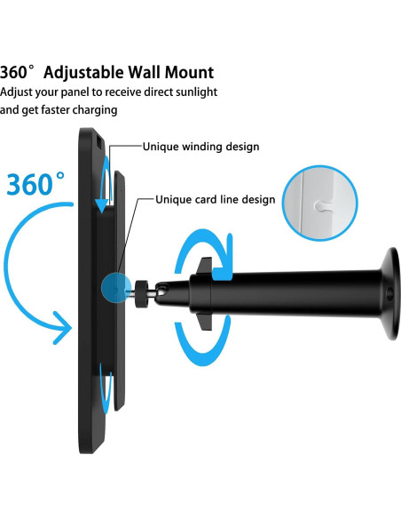 Panel Solar 4W Shyueda para Arlo Essential Spotlight - IP65