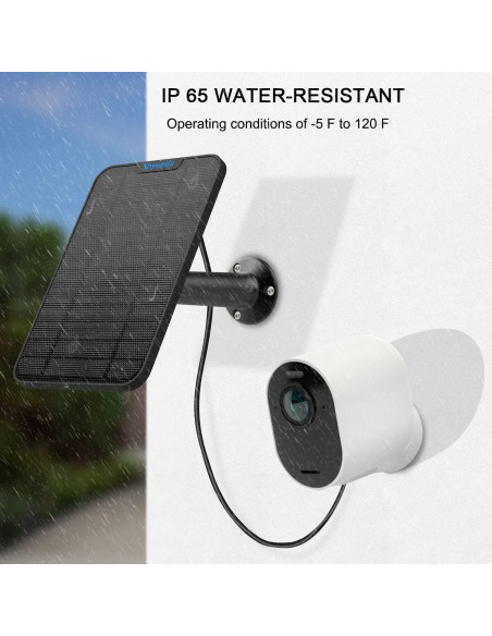 Panel Solar 4W Shyueda para Arlo Essential Spotlight - IP65
