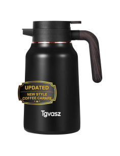 Jarra Térmica de Acero Inoxidable Tgvasz 1.5L Negra