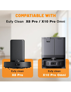 Paquete de 12 bolsas de repuesto Eufy X10 para aspiradora 2