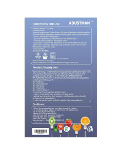 Detergente Ecológico para Lavavajillas DARKHOSEMAN 45 Hojas 2